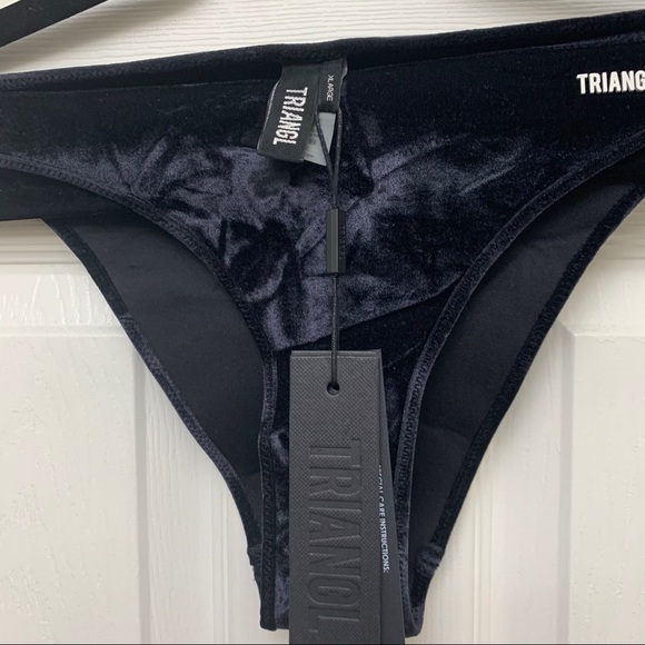Triangl Black Velvet Bikini Set - Picture 8 of 10